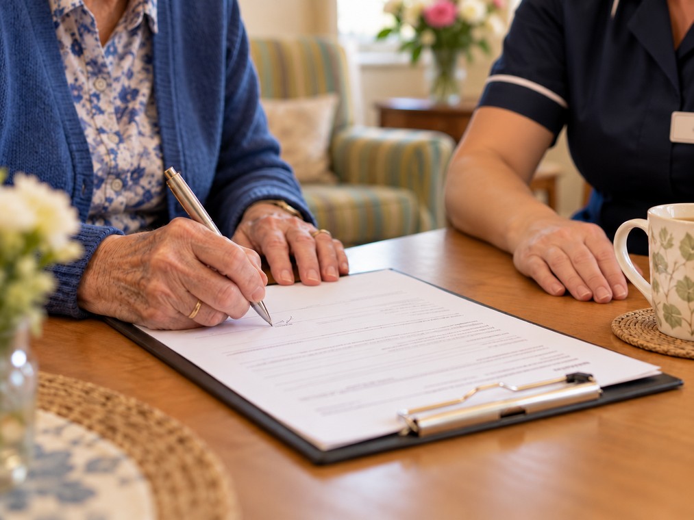 Admission step 2: moving in and the admission agreement